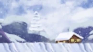 山中小屋冬季雪景视频的预览图